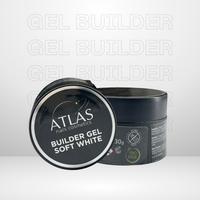 Atlas - Gel de Construction Soft White – Blanc Laiteux 30gr - Sans TPO