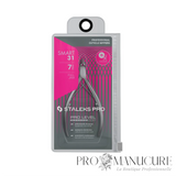 Pince à cuticule Staleks Pro Smart 31 NS-31-7 lame 7mm tranchants droits inclinés poignées courtes arrondies pédicure cuticules développées
