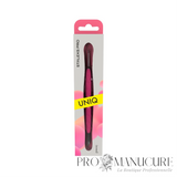 Whole- Pousseur cuticules Staleks Pro UNIQ 11 Type 2 PQ-11/2 Gummy manche silicone hypoallergénique double embout biseauté et anneau pour manucure pédicure professionnelle