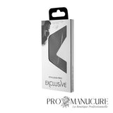Pack - Ciseaux à cuticule Staleks Pro Exclusive 22 Type 2 Magnolia SX-22/2m acier inoxydable lames effilées 20mm manches droits courts affûtés sous microscope manucure
