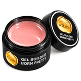 Pot ouvert du Gel de Construction Atlas Born Pretty rose nude pêche