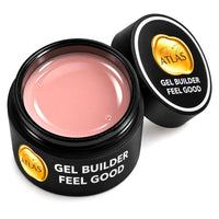 Pot ouvert Atlas Gel Builder Feel Good 30 g – teinte rose pêche naturel