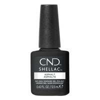 Flacon CND Shellac Asphalt 12,5 ml Sans TPO, vernis semi-permanent gris anthracite foncé