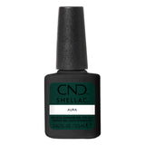 Flacon CND Shellac Aura 12,5 ml, vernis semi-permanent vert forêt foncé