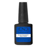Flacon CND Shellac Blue Eyeshadow 12,5 ml Sans TPO, vernis semi-permanent bleu roi