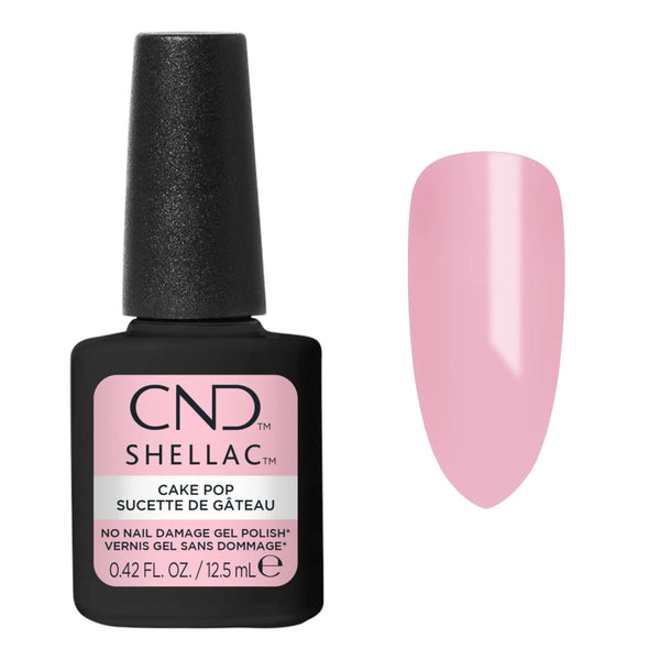 CND Shellac Cake Pop 12,5 ml Sans TPO – vernis semi-permanent rose pastel