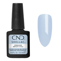 Nuancier CND Shellac Creekside – couleur bleu pastel clair