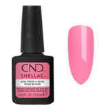CND Shellac Kiss From A Rose 12,5 ml avec nuancier rose vif