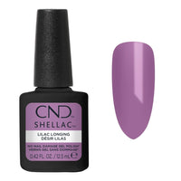 CND Shellac Lilac Longing 12,5 ml avec nuancier lilas