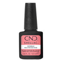 Flacon CND Shellac Rosebud 12,5 ml, vernis semi-permanent rose poudré Sans TPO