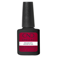 Vernis semi-permanent CND Shellac Rouge Rite 12,5 ml rouge foncé Sans TPO