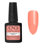 CND Shellac Rule Breaker 12,5 ml avec nuancier rose corail
