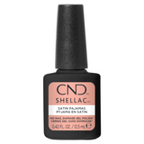 Vernis semi-permanent CND Shellac Satin Pajamas 12,5 ml rose nude poudré Sans TPO