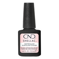 Flacon CND Shellac Winter Glow 12,5 ml – Vernis semi-permanent nude rosé Sans TPO