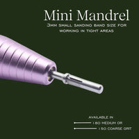 Embout Mandrel pour Mini Bandes Abrasives - NailXpert - Ponceuses