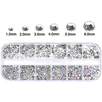 ProManucure NailArt Boite de Cristaux Silver/Violet 1440 Pcs