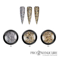 ProManucure NailArt Sequins Foil Silver