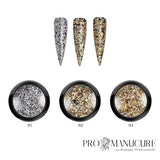 ProManucure NailArt Sequins Foil Gold
