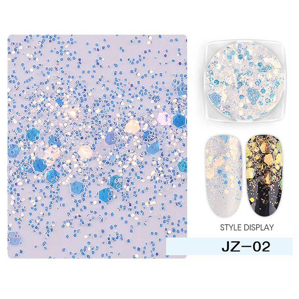 ProManucure NailArt Flocons Hexagonaux Sequins